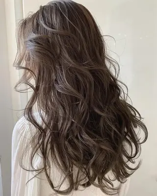 ロング パーマ 似合わせカット //金子 聖汰のヘアスタイル