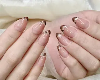 ネイル By moonネイル 🌷ワンホン/韓国風のネイルデザイン