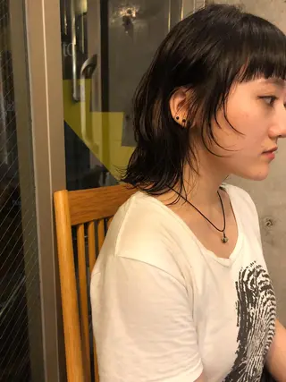 ショート 🌈圧倒的デザイン パーマ　関和希のヘアスタイル