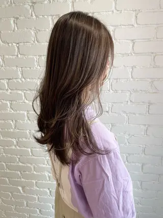 ロング 🌿透明感カラー 松本麻里奈🌼のヘアスタイル