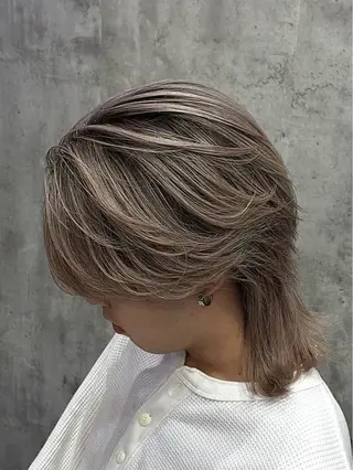 ミディアム カラー メンズ 🦄カイ/メンズ 韓国ヘア/パーマ🦄のヘアスタイル