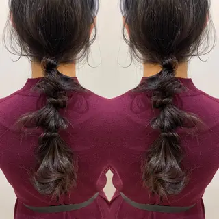 ロング ヘアアレンジ 伊藤 裕貴のヘアスタイル