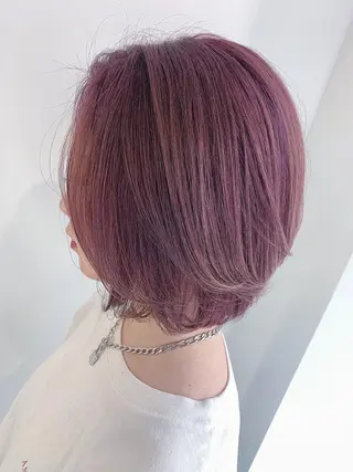 ショート カラー ヘアアレンジ レイヤーカット/艶髪 🎀笠原 優花🎀のヘアスタイル