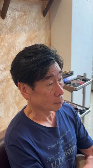 メンズ 上𦚰 慶のヘアスタイル