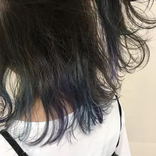 ミディアム カラー ヘアアレンジ 【Sweep】おじま のぞみのヘアスタイル