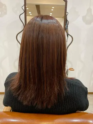 セミロング カラー CRESCENDO 本杉春菜のヘアスタイル