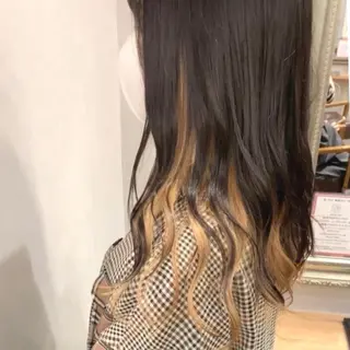 ロング カラー ヘアアレンジ 代表🎀 ふわモテ愛 され髪🩷yumiのヘアスタイル