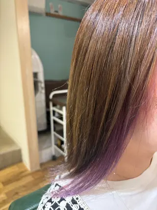 カラー 艶カラー🫧 推しカラー🧸楽歌のヘアスタイル