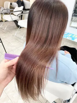 ロング カラー カラー特化サロン ピリナ相武台前のヘアスタイル
