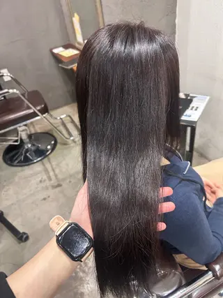 セミロング MEGUMI ／ママ美容師のヘアスタイル