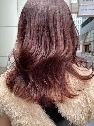 ミディアム カラー ヘアアレンジ マツエク・マツパ アイブロウ Noah's　Ark所属・透明感カラー🫧ヘア セット🫧松本菜月の眉毛・アイブロウイメージ