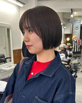 ミディアム カラー レイヤーボブ/ 艶カラー/サナ🌼のヘアスタイル