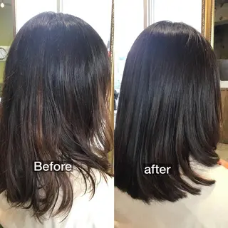 セミロング エイジングケア特化 サーカス/育毛/スパのヘアスタイル