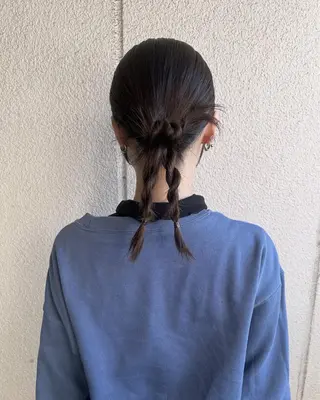 ミディアム カラー ヘアアレンジ 🌈デザインヘア職人 Kaede🌈のヘアスタイル