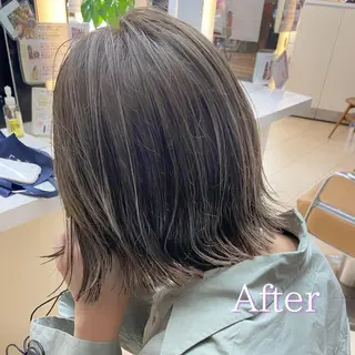 ショート カラー レイヤー/ベージュ カラー/ハシモトのヘアスタイル