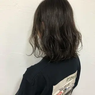 ミディアム GLROW haruhiのヘアスタイル