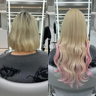 ロング カラー ヘアアレンジ ar+ ❤︎ maiのヘアスタイル