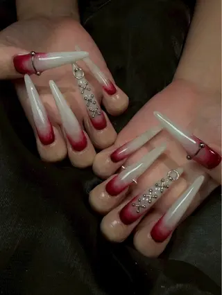 ロング mionail 難波店のネイルデザイン