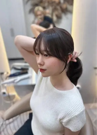 ロング 仙台/韓国風レイヤー 髪質改善/佐藤 史弥のヘアスタイル