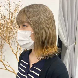 ミディアム カラー 小西 雅大のヘアスタイル