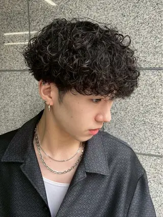 パーマ メンズ メンズパーマ／長岡 坂口祥貴のヘアスタイル