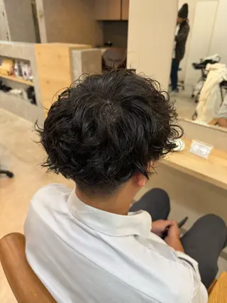パーマ メンズ 櫻井 サクラのヘアスタイル