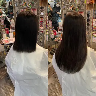 ミディアム カラー ヘアアレンジ haco+所属・🌈派手髪エクステ ブレイズ🌈ひろとのヘアスタイル