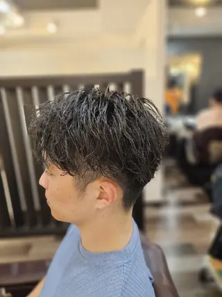 ミディアム パーマ HAIR Atelier Libre所属・大人モテ髪／🍃 ともき/八乙女のヘアスタイル