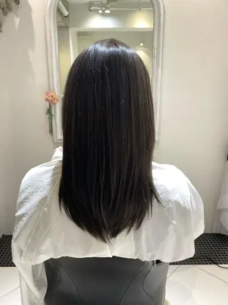 セミロング カラー ducha所属・DUCHA Tomida naoのヘアスタイル