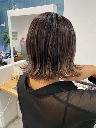 ショート カラー JILBLAN京都 ショート/ハイライトのヘアスタイル