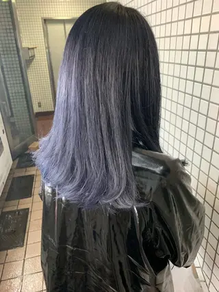 セミロング カラー ヘアアレンジ 🫧透明感カラー/ ボブ/小笠原汐海🪽のヘアスタイル