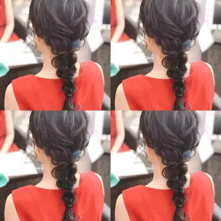 ミディアム ヘアアレンジ 🌷MAYU 🌷のヘアスタイル