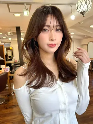 ロング カラー SALOWIN吉祥寺suite店所属・似合わせレイヤー 🇰🇷荒木洋文のヘアスタイル