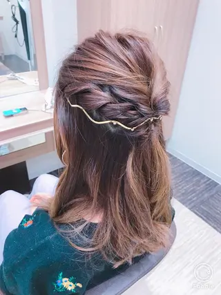 ヘアアレンジ Miku❇️ フェイスレイヤーのヘアスタイル