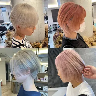 ショート ケアブリーチ🌟 ♢WATARU♢のヘアスタイル