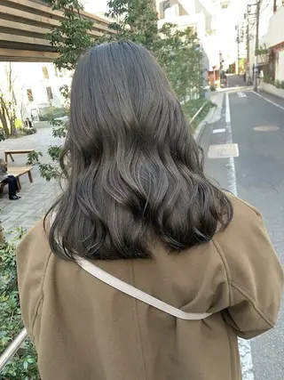 セミロング カラー warme𓂂𓂃 fukaのヘアスタイル