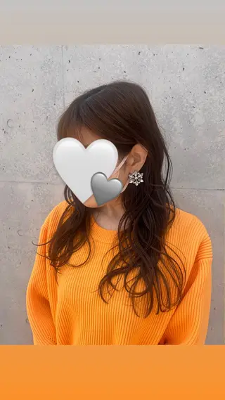 ロング Chocolat阿部野所属・なかじま ささらのヘアスタイル