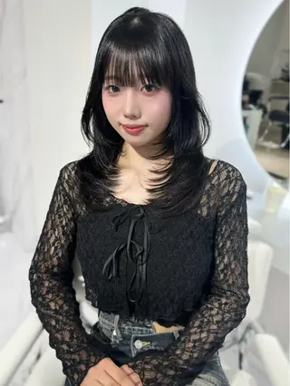 ミディアム 上野/韓国hair 🤍MOEKA🤍のヘアスタイル