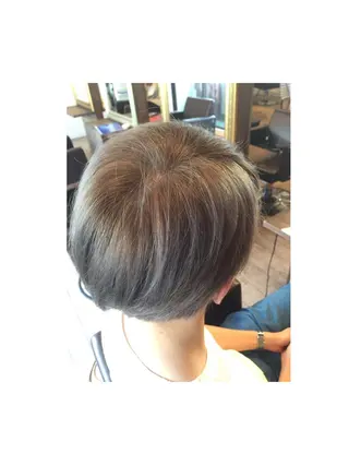 ショート カラー メンズ TERRACE 福島所属・shi hoのヘアスタイル