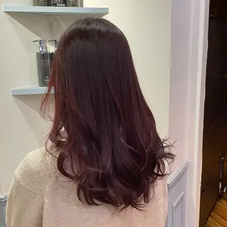 セミロング カラー eclart ayaのヘアスタイル