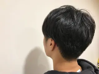 メンズ 暖色カラー🍊 ボブ🌿顔周りcutのヘアスタイル