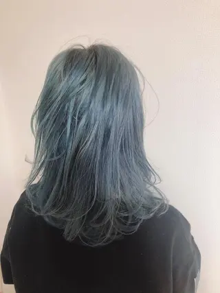 ミディアム カラー ✨透け感カラー✨ 上村一樹のヘアスタイル