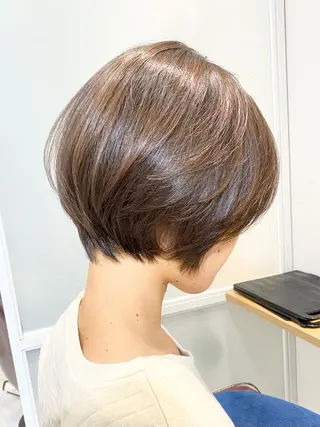 ショート カラー ショートカット パーマ石井のヘアスタイル
