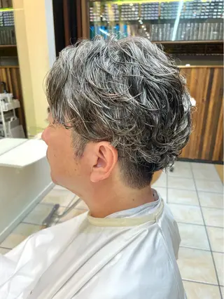 ショート パーマ メンズ メンズ特化/パーマ/ 髪質改善　高野奨馬のヘアスタイル