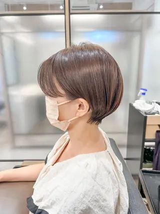 ショート シノハラ ガクト ショート/白髪ぼかしのヘアスタイル