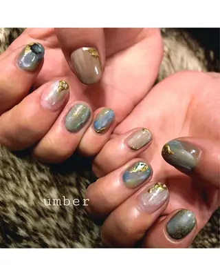 ネイル umber 三茶1分のネイルデザイン