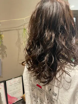 セミロング ヘアアレンジ 吉田 桃夏のヘアスタイル