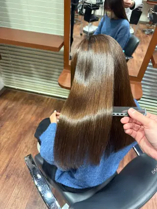 セミロング Lani hair salon所属・野洲/髪質改善/ 田中瑠生のヘアスタイル