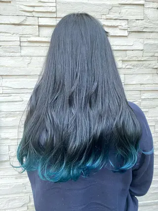 セミロング カラー 透明感カラーブリーチ 🌼シゲモトアヤ🌼のヘアスタイル