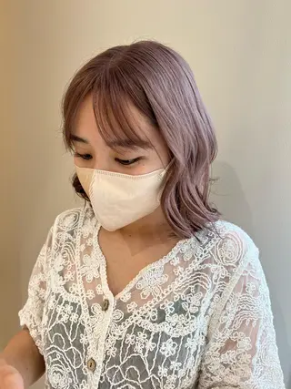 ショート カラー ハイトーン/ウルフ /レイヤー/坂野幸伸のヘアスタイル